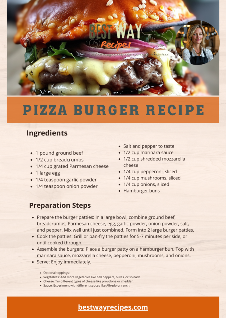 Pizza Burgers