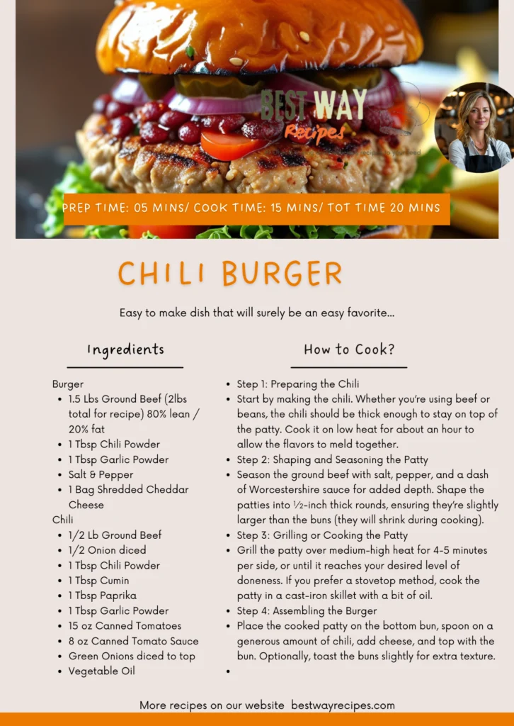 Chili Burger