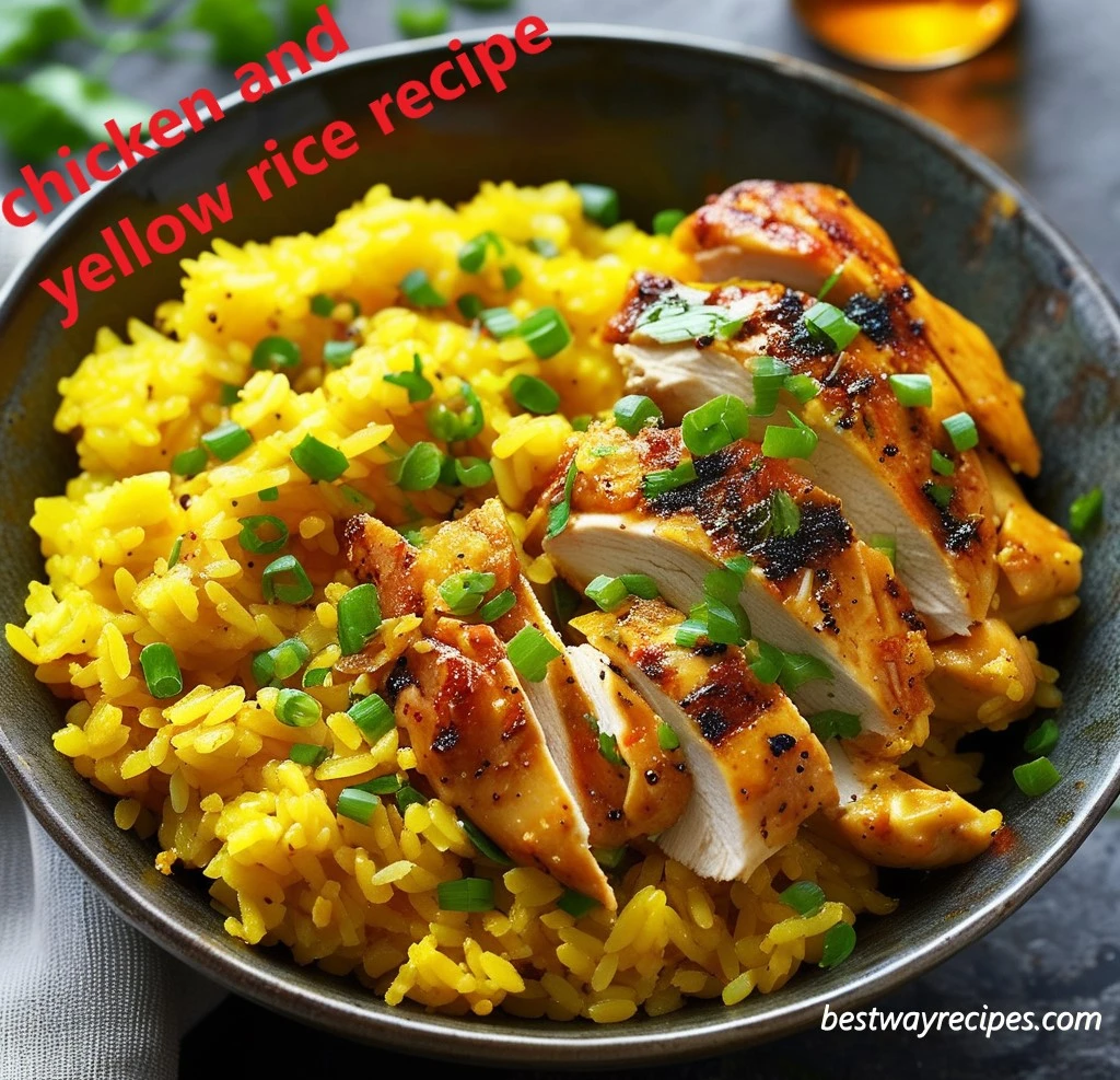 chicken and yellow rice recipe