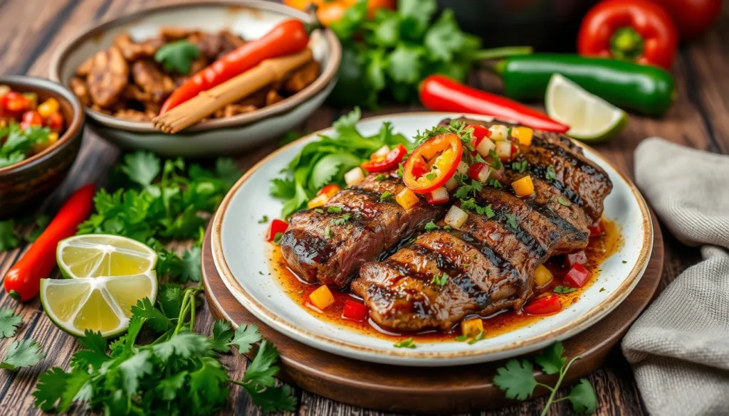 Chipotle Steak Presentation