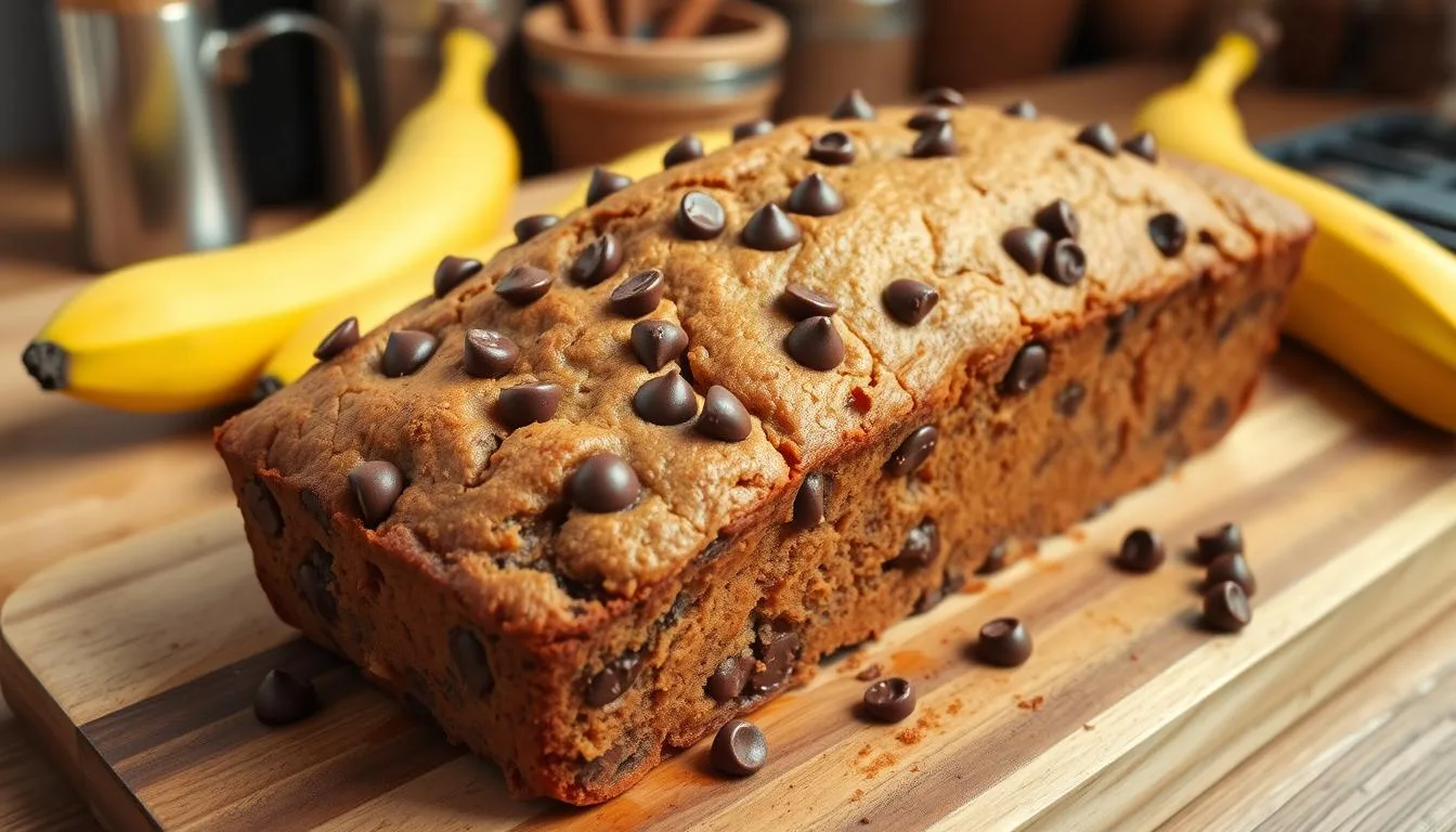 Easy Banana Bread with Chocolate Chips Recipe Easy Banana Bread with Chocolate Chips Recipe