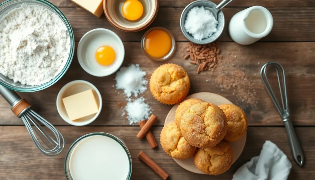 Ingredients for muffins