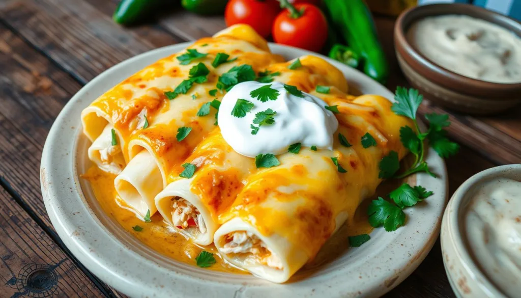 White Chicken Enchiladas Recipe