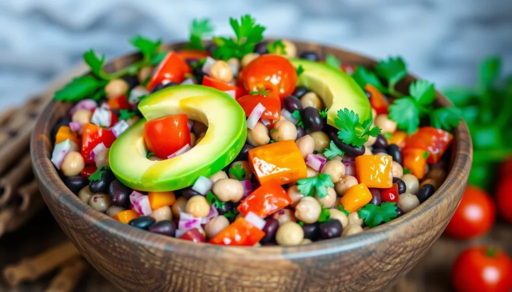 dense bean salad