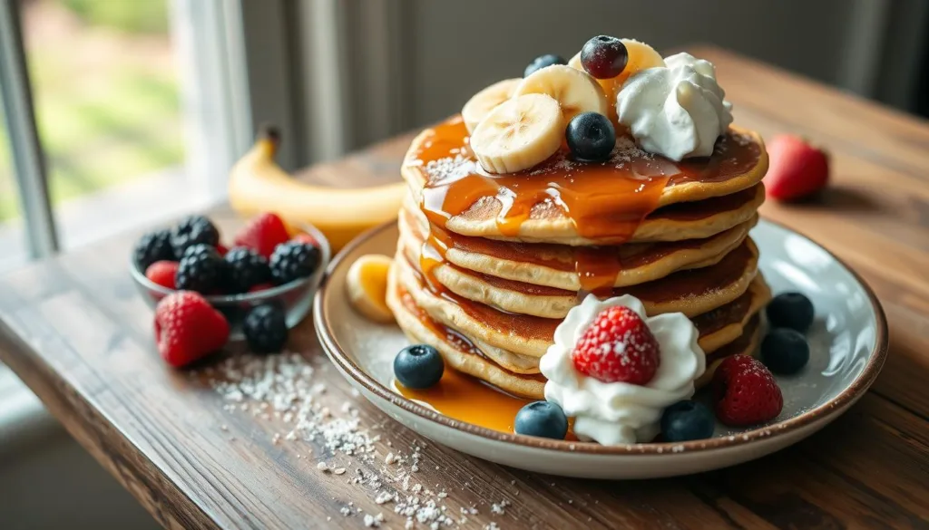 serving suggestions for Brown Sugar Banana Pancakes