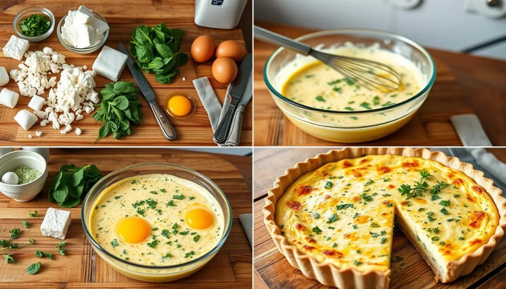 step-by-step quiche recipe