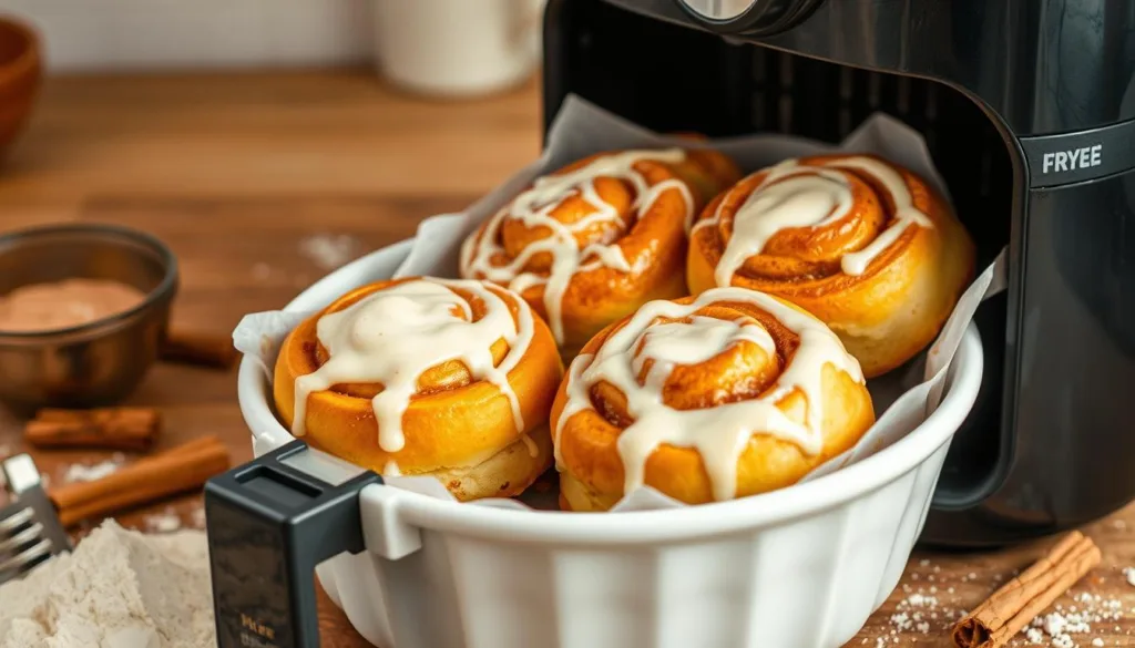 Air Fryer Cinnamon Rolls