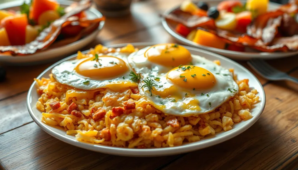 Cheesy Hash Browns breakfast