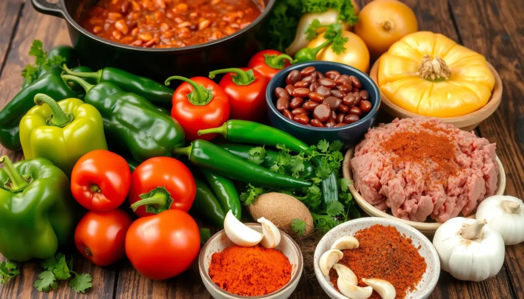 Southern chili ingredients