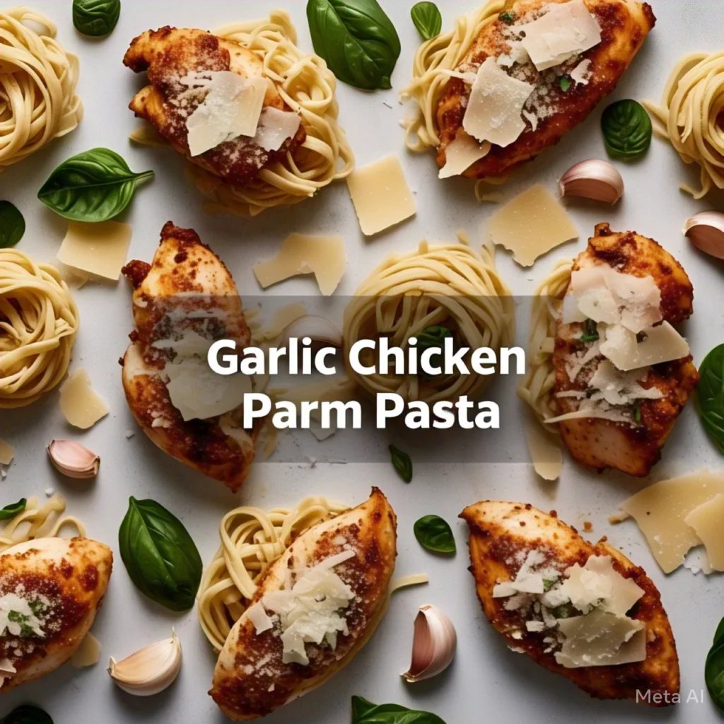 Garlic Chicken Parm Pasta