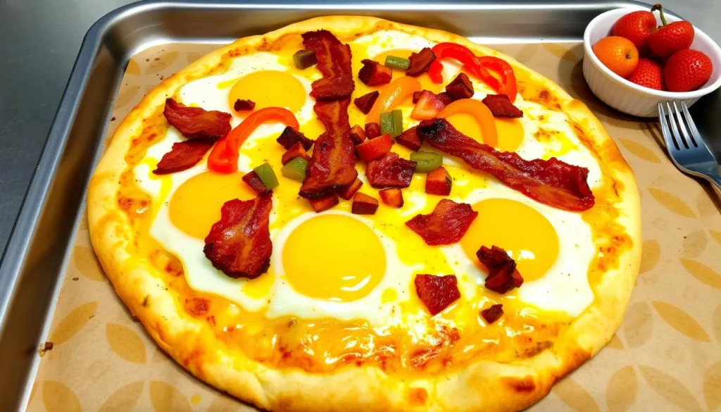 school breakfast pizza