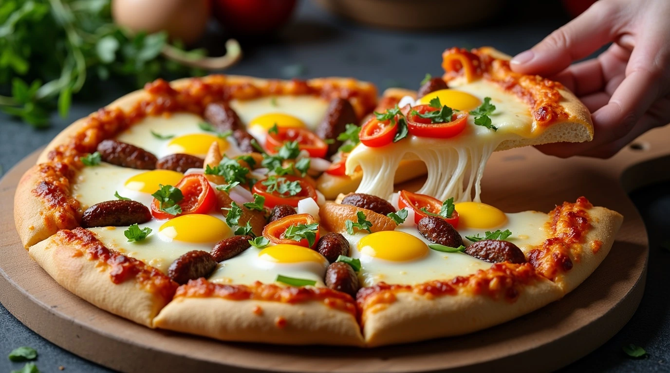 How To Make Breakfast Pizza For School In 20 Minutes