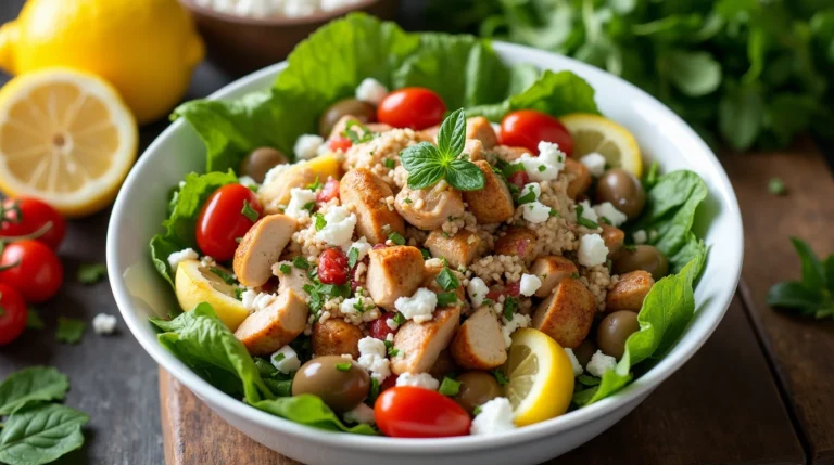 Mediterranean Chicken Salad: 10-Minute Recipe for Busy Days