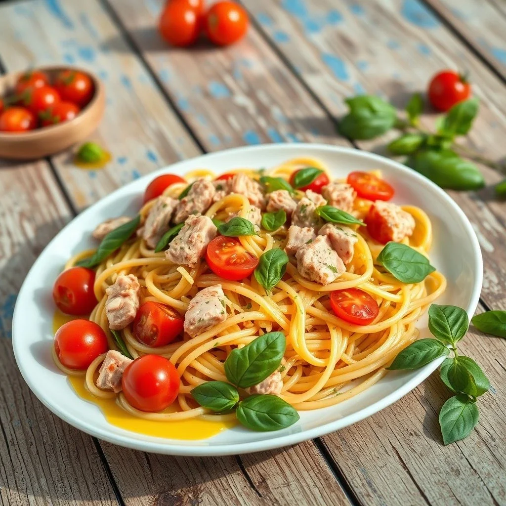 21 Lazy Dinner Ideas That Actually Taste Amazing (Fast & Easy!) Mediterranean Tuna Pasta