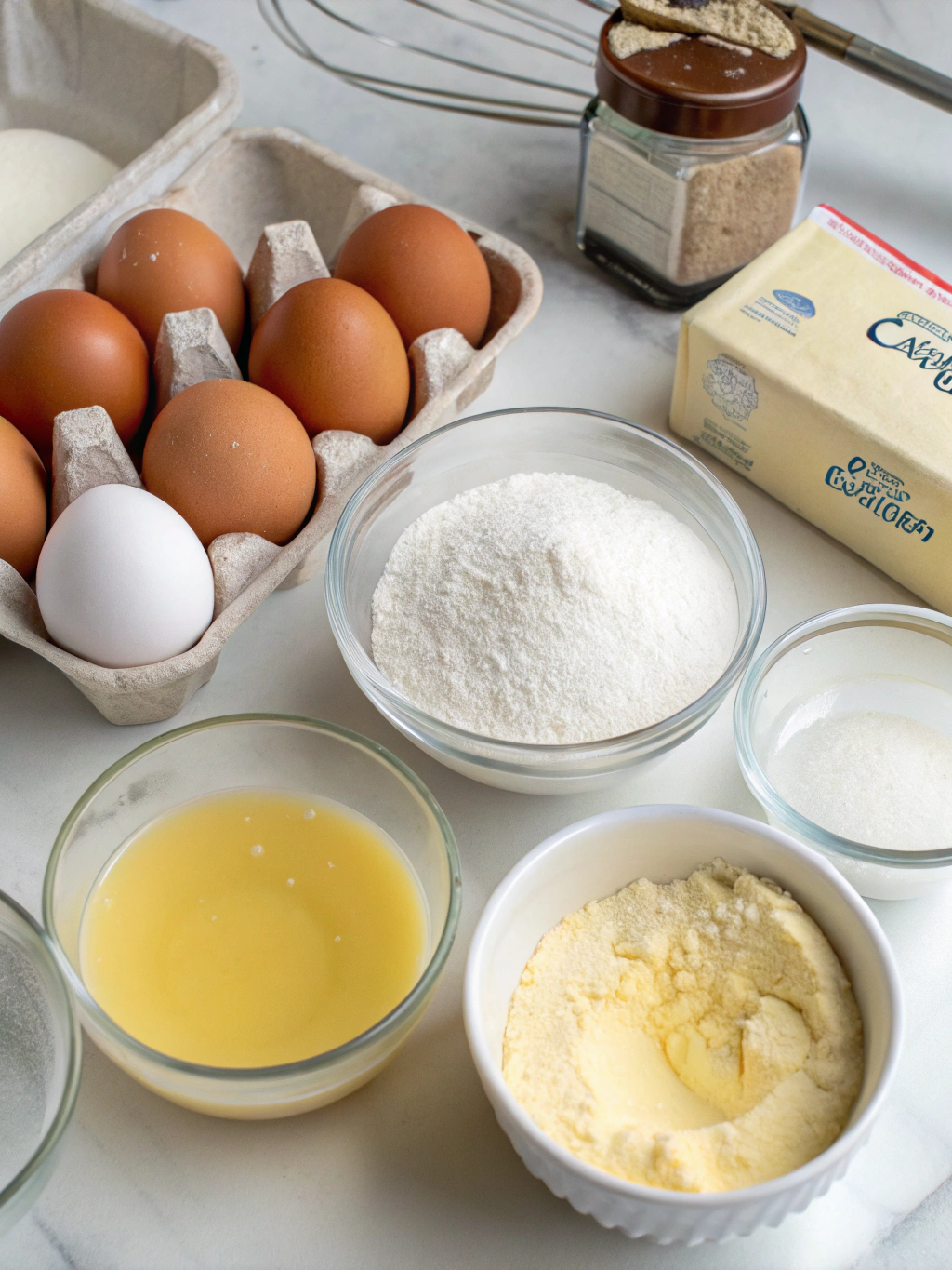 Pastry Cream ingredients