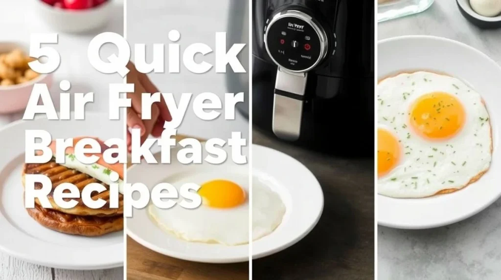 5 Quick Air Fryer Breakfast Recipes Ready in 10 Minutes