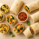 meal prep breakfast burritos