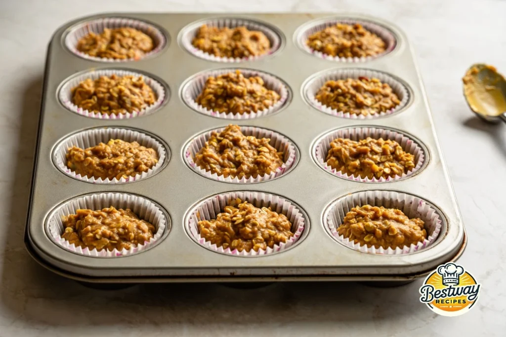Healthy Banana Oat Muffins