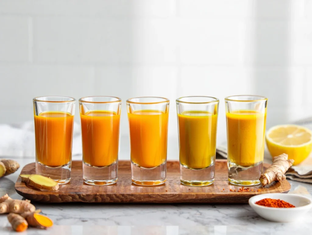 Morning Wellness Shots Concentrated wellness shots with anti-inflammatory spices