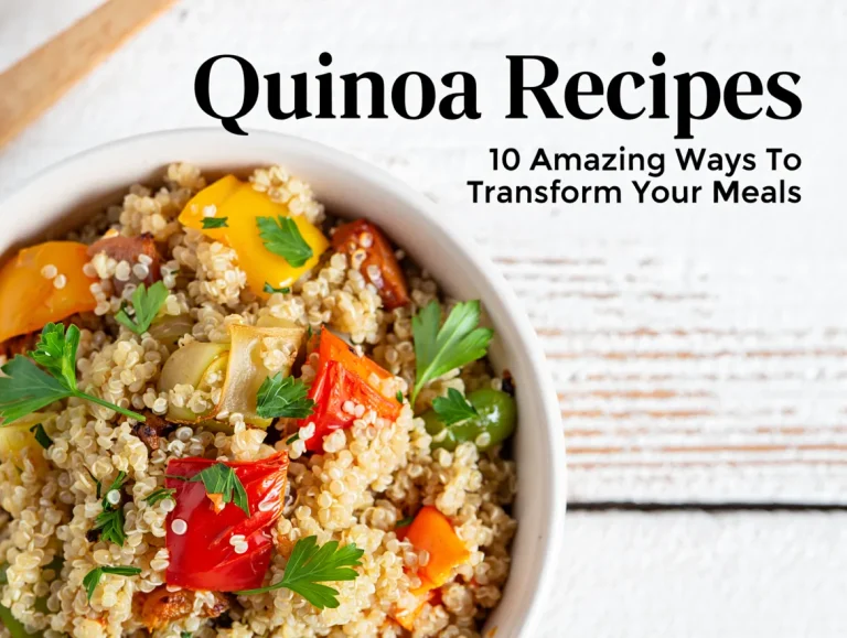 Quinoa Recipes: 10 Amazing Ways To Transform Your Meals