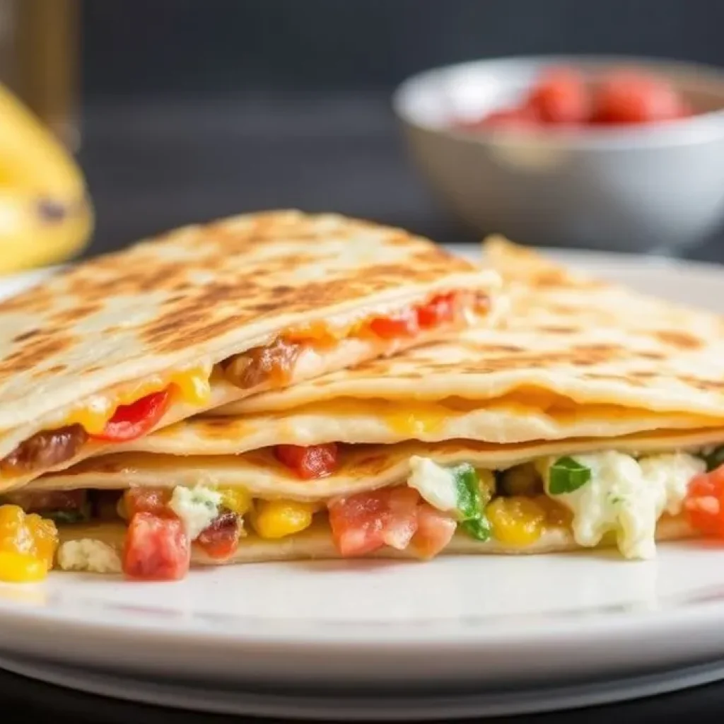 Cheesy Breakfast Quesadilla