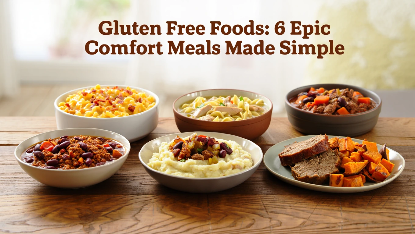 Gluten Free Foods: 6 Epic Comfort Meals Made Simple
