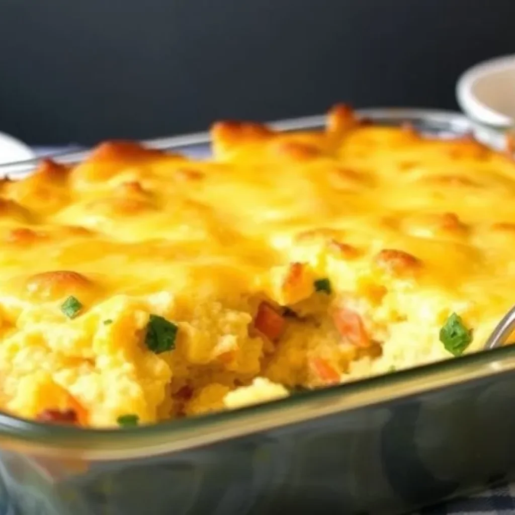 Make-Ahead Cheese Breakfast Casserole