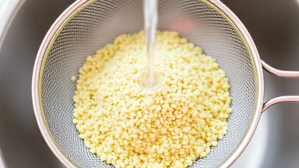 Rinse and Prepare the Quinoa