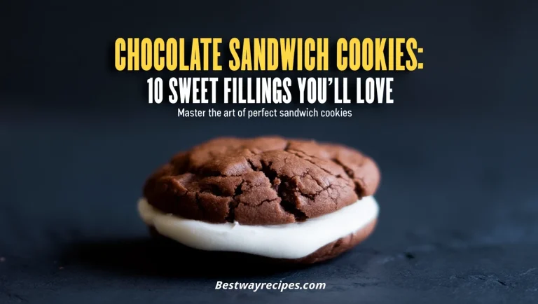 Chocolate Sandwich Cookies: 10 Sweet Fillings You’ll Love