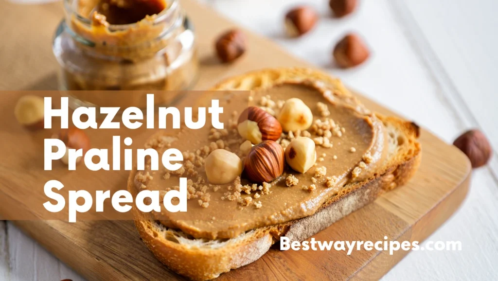 Danish Butter Cookies: Hazelnut Praline Spread