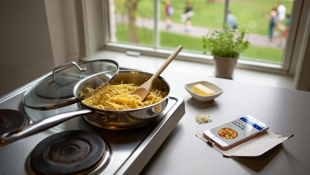 One-Pan Pasta Tutorial Step-by-step 