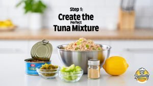 Tuna Melt Quesadilla Step 1 Create the Perfect Tuna Mixture