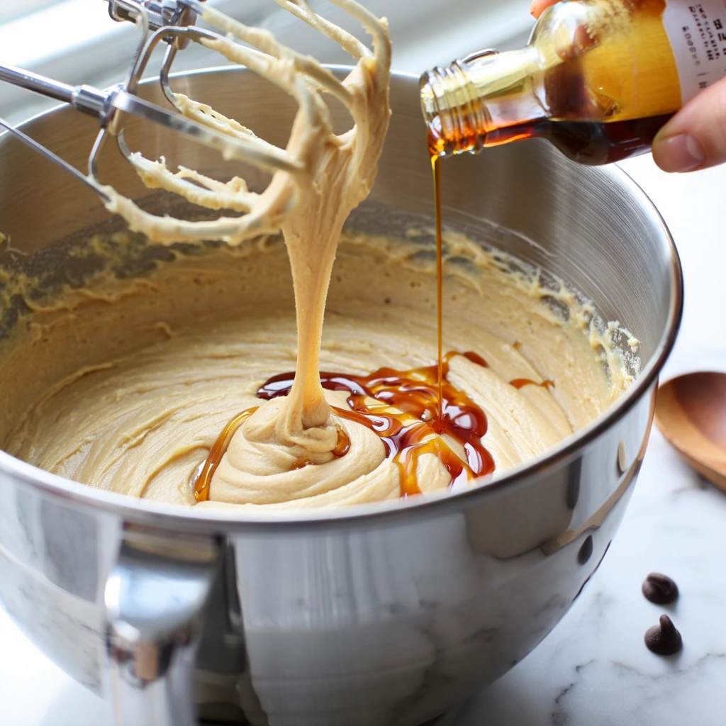 Step 2 Add Eggs and Vanilla