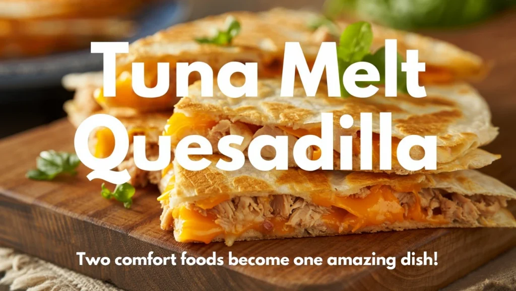 .Tuna Melt Quesadilla