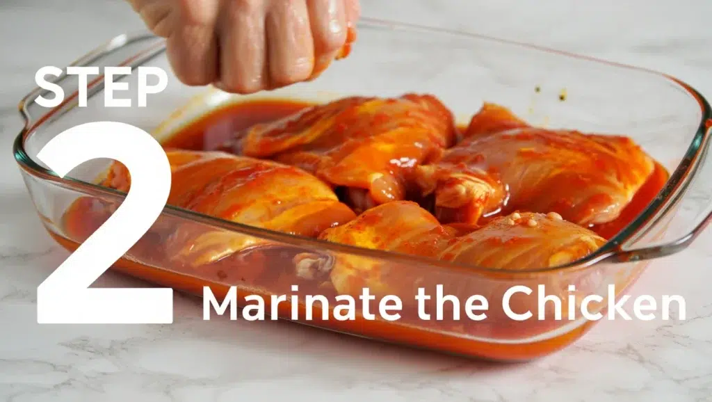Step 2 Marinate the Chicken Coating chicken in flavorful marinade
