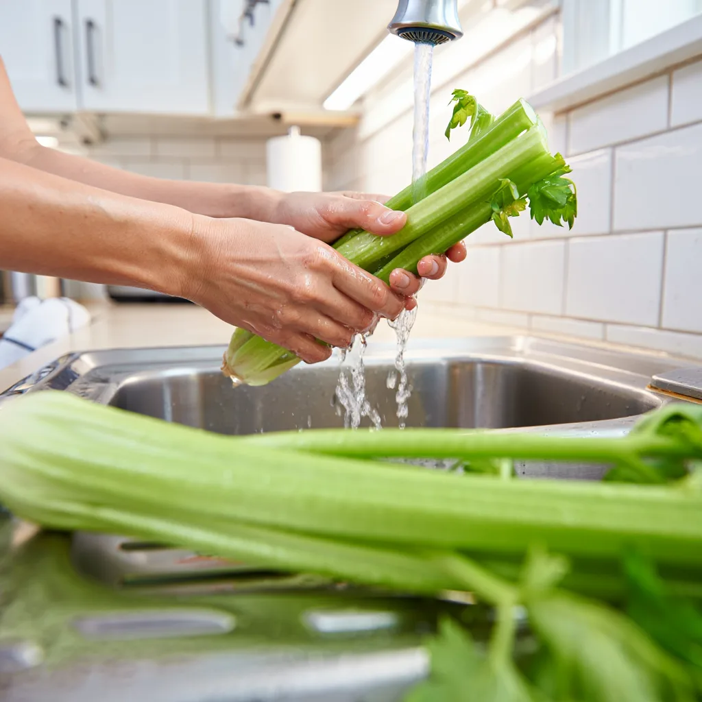 Celery Juice Recipe: How to Make It Taste Actually Good (Even If You Hate Green Drinks) celery juice Wash